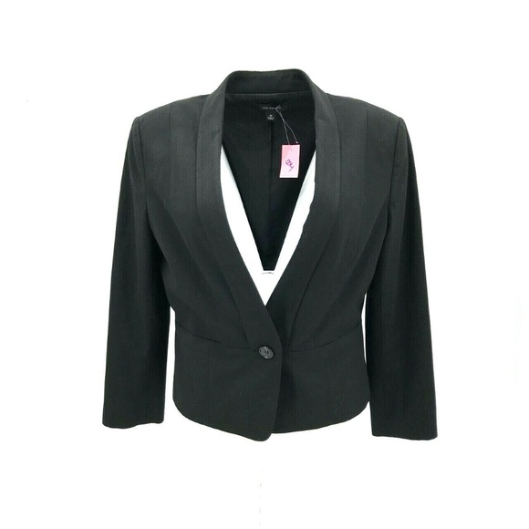 Ann Taylor Jackets & Blazers - Ann Taylor Single Button Fitted Blazer Sz 10 Black